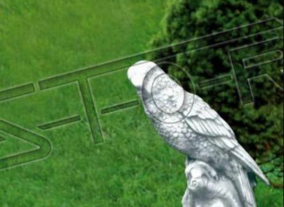 Garden Decoration Parrot Patio Stone Figures Figure Statue